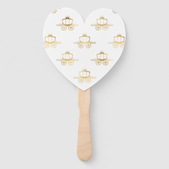 Golden Coaches Cinderella Princess Royal Magic Hand Fan (Front)