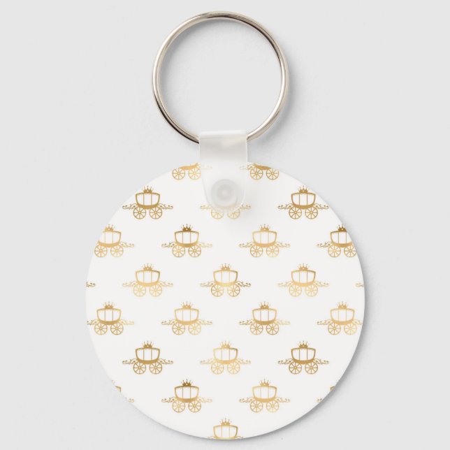 Golden Coaches Cinderella Princess Royal Magic Key Ring (Front)
