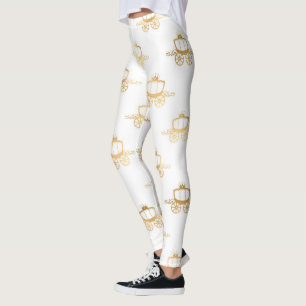 Golden Coaches Cinderella Princess Royal Magic Leggings