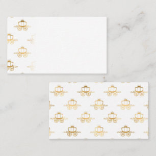 Golden Coaches Cinderella Princess Royal Magic Place Card