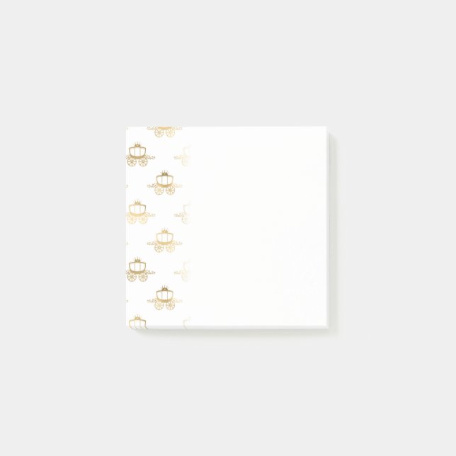 Golden Coaches Cinderella Princess Royal Magic Post-it Notes (Front)