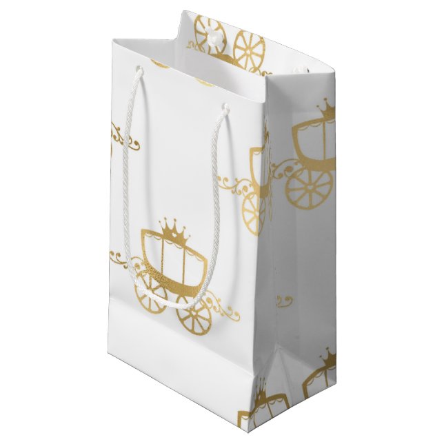 Golden Coaches Cinderella Princess Royal Magic Small Gift Bag (Front Angled)