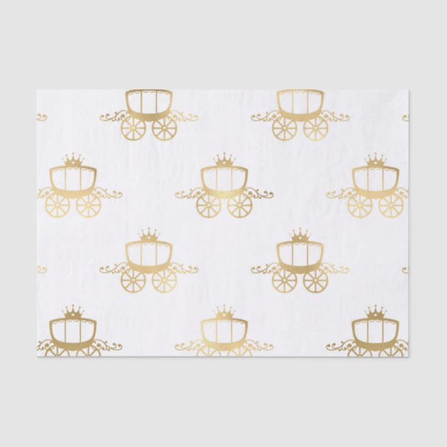 Golden Coaches Cinderella Princess Royal Magic Tissue Paper (Front)
