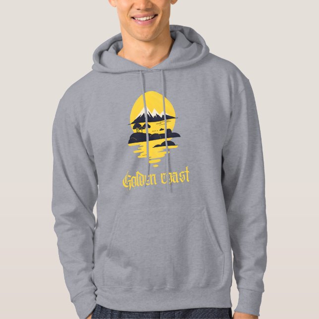 Golden Coast Horizon Pullover Hoodie (Front)