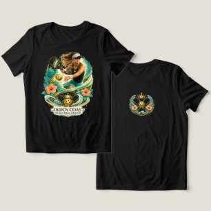 Golden Coast Pickleball Queen  Tri-Blend Shirt