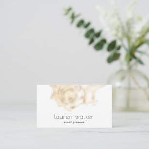 Golden Coastal Elegant Business Card