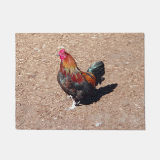 Golden Cockerel Rooster doormat