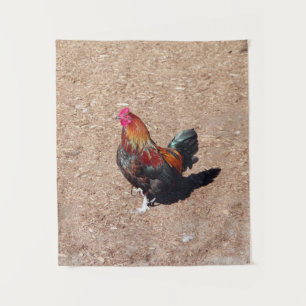 Golden Cockerel Rooster tapestry