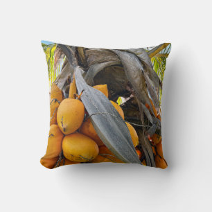 Golden Coconuts Cushion