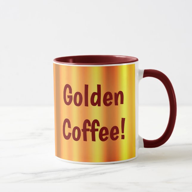 Golden Coffee! Mug (Right)