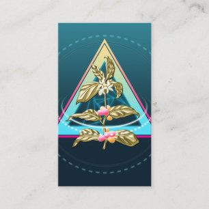 golden coffee plant loyalty card