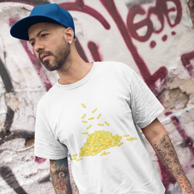 Golden Coins Mens T-Shirt (Creator Uploaded)