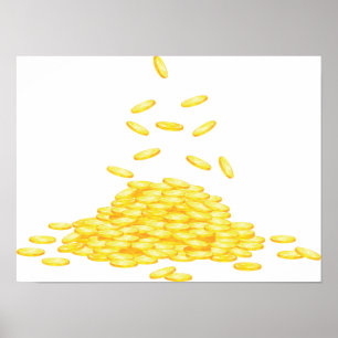 Golden Coins Poster