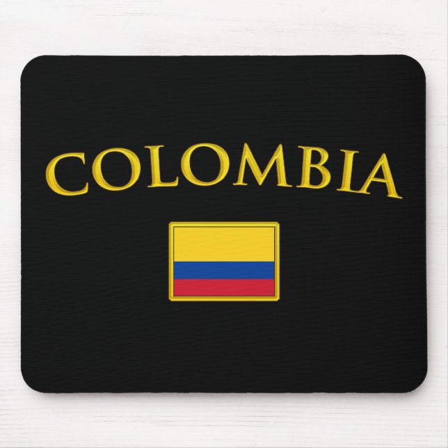 Golden Colombia Mouse Mat (Front)