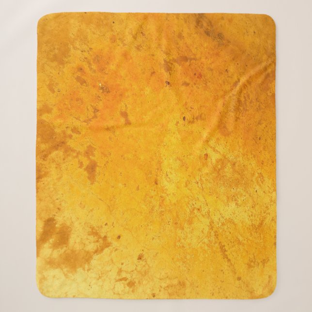 Golden color of Cement texture backgroundabstract, Sherpa Blanket (Front)