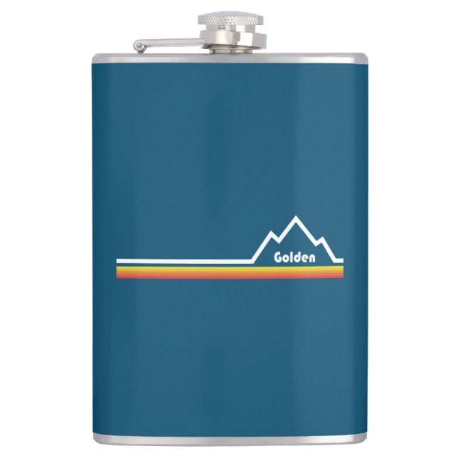 Golden, Colorado Hip Flask (Front)