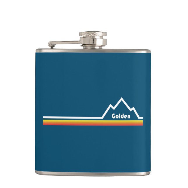Golden, Colorado Hip Flask (Front)