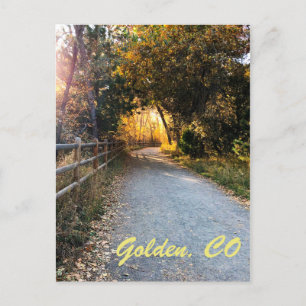 Golden. Colorado Holiday Postcard