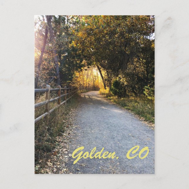 Golden. Colorado Holiday Postcard (Front)