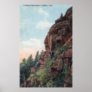 Golden, Colorado - Lookout Mountains View Poster