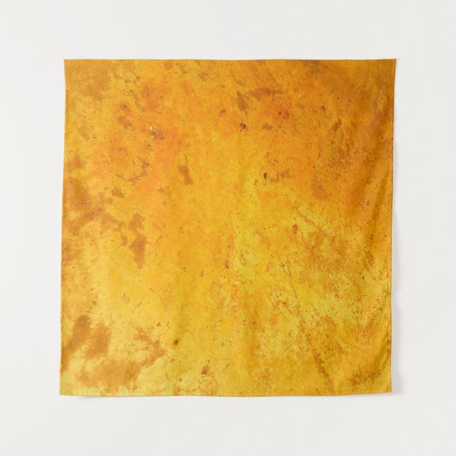 Golden colour of Cement texture backgroundabstract Tapestry (Front)