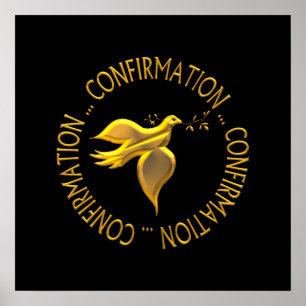 GOLDEN CONFIRMATION & HOLY SPIRIT POSTER