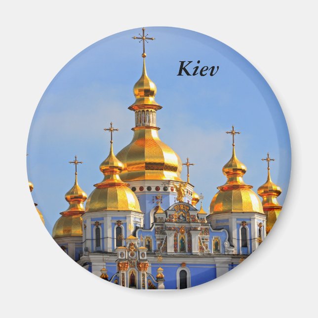 Golden copes of in cathedral in Kiev, Kiev Magnet (Front)