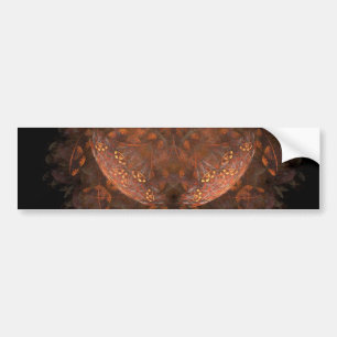 Golden Copper Shimmer Bumper Sticker