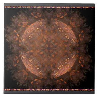Golden Copper Shimmer Tile