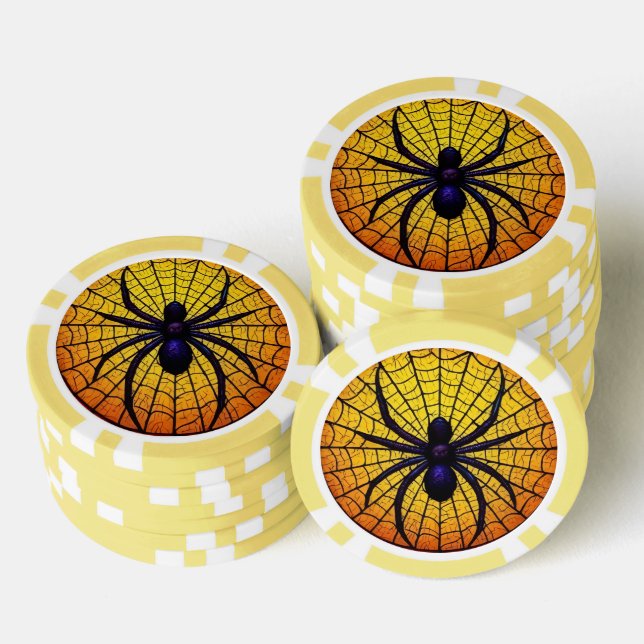 Golden Creeper  Poker Chips (Stack)