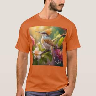 Golden Crested Honeyeater Fantasy Bird T-Shirt
