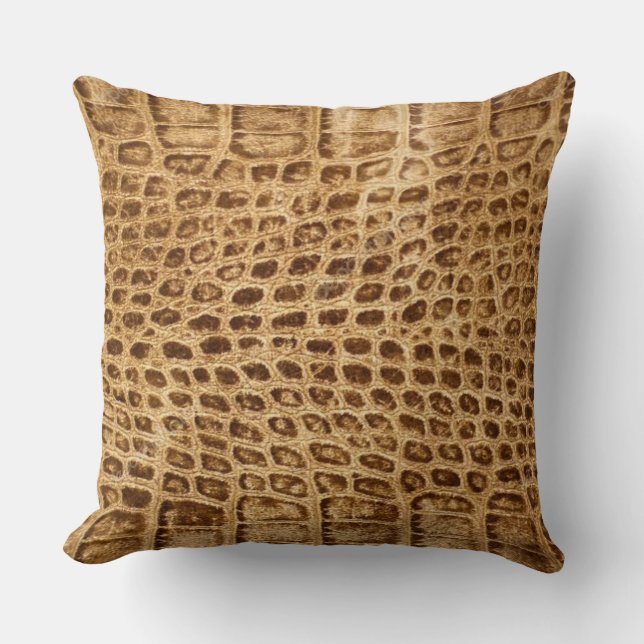 Golden Crocidile  Cushion (Front)