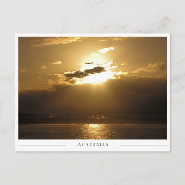 Golden Cronulla Sunrise – Sydney Australia Postcard (Front)