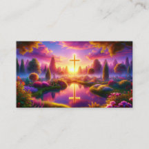 Golden Cross in a Heavenly Paradise