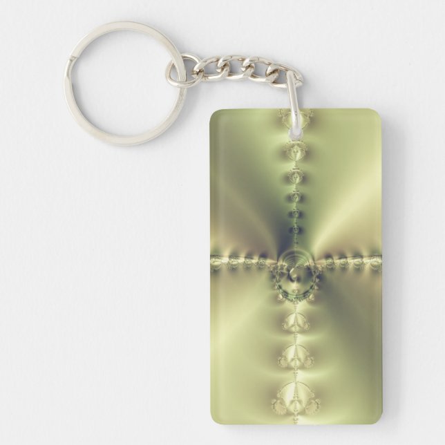 Golden Cross Key Ring (Front)