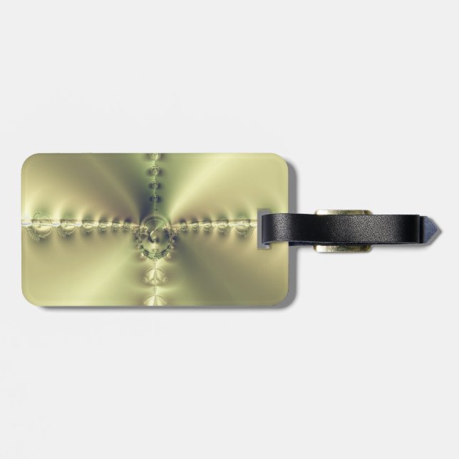 Golden Cross Luggage Tag (Back Horizontal)