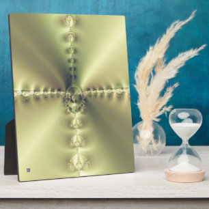 Golden Cross Plaque