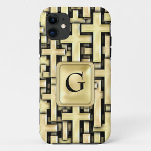 Golden Crosses iPhone 11 Case