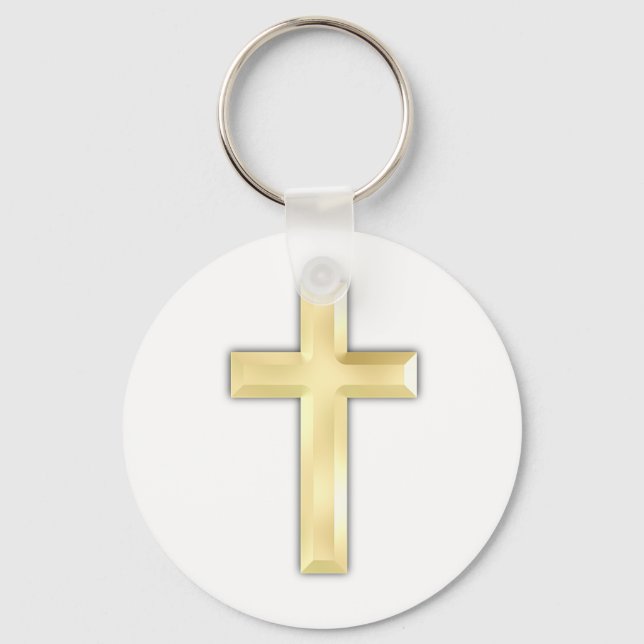 Golden Crosses Key Ring (Front)
