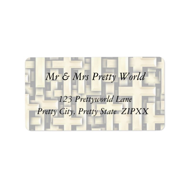 Golden Crosses Label (Front)