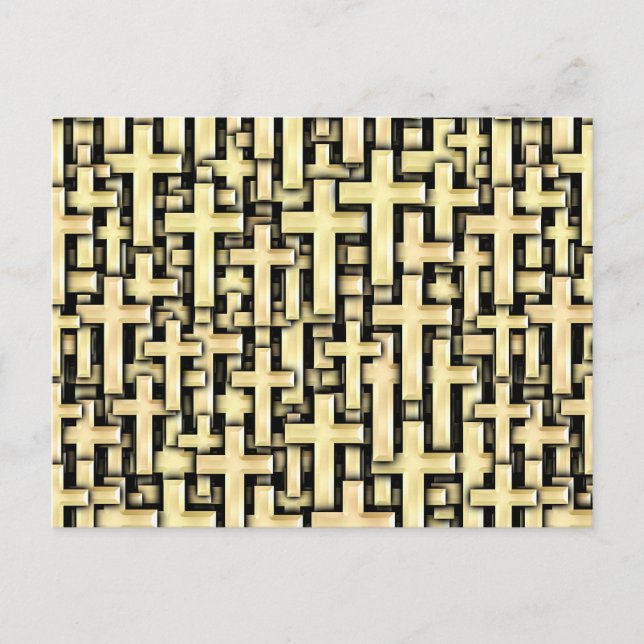 Golden Crosses Postcard (Front)