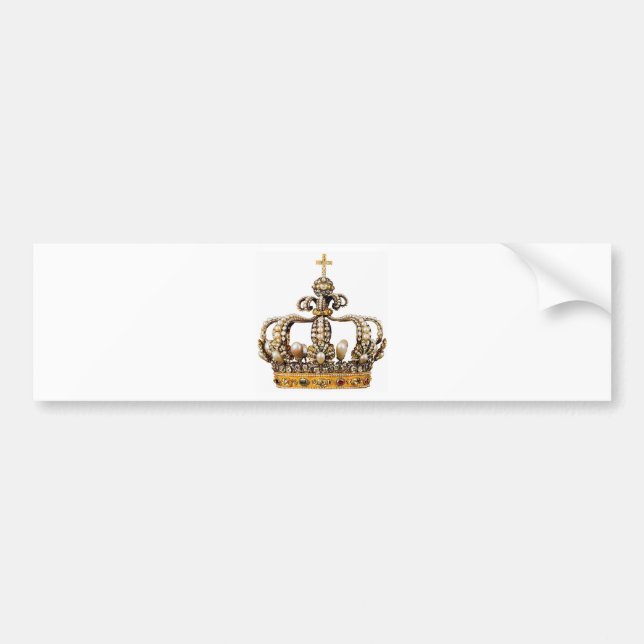 Golden Crown I Bumper Sticker (Front)
