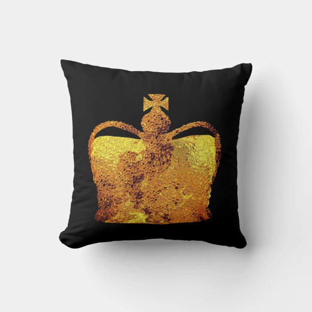 Golden Crown King's Cushion (Front)