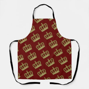 Golden Crown - luxury royal 2 Apron