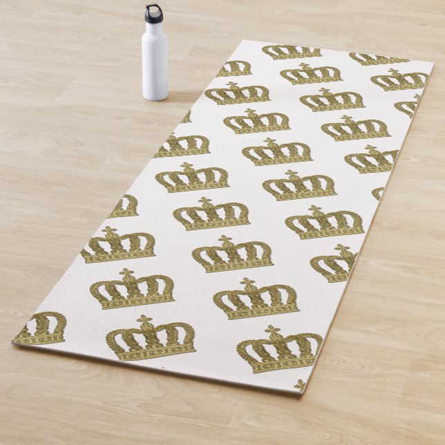 Golden Crown - luxury royal 2 Yoga Mat (In Situ)