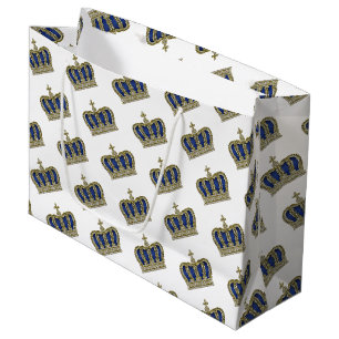 Golden Crown - luxury royal 5 Large Gift Bag
