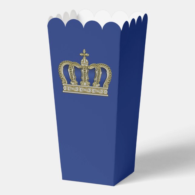 Golden Crown - luxury royal 6 Favour Box (Back)