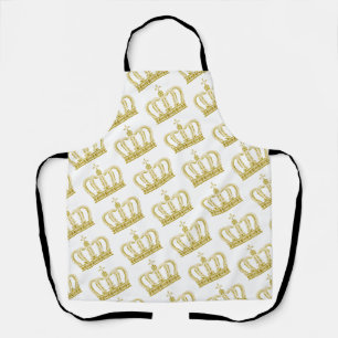 Golden Crown - luxury royal Apron