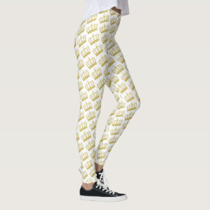 Golden Crown - luxury royal Leggings