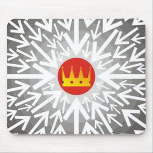 Golden crown mouse mat